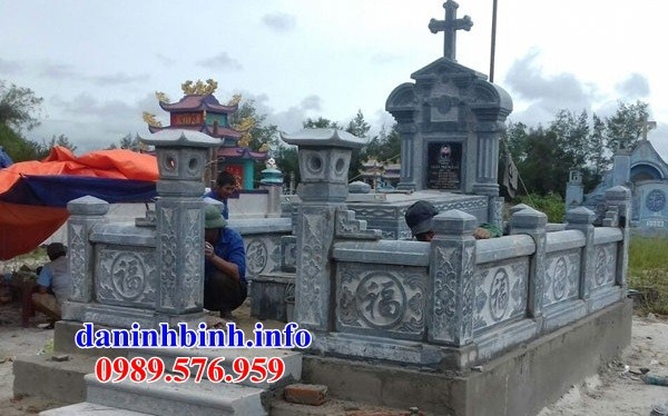 Thiết kế mộ đá công giáo bán tại Quảng Ngãi