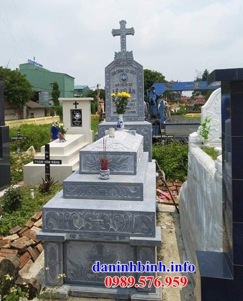 Thiết kế mộ đạo thiên chúa công giáo bằng đá kích thước chuẩn phong thủy bán tại Sài Gòn