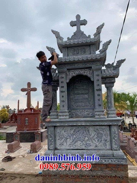 Xây lắp mộ đá đạo thiên chúa đẹp tại Đắk Lắk
