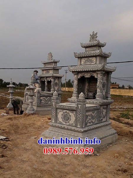 Bán báo giá mộ ba mái bằng đá Ninh Bình đẹp tại Tây Ninh