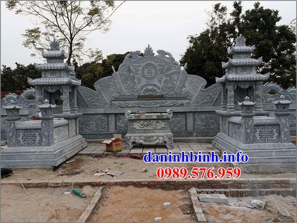 Bán báo giá mộ ba mái bằng đá thiết kế hiện đại đẹp tại Bình Định