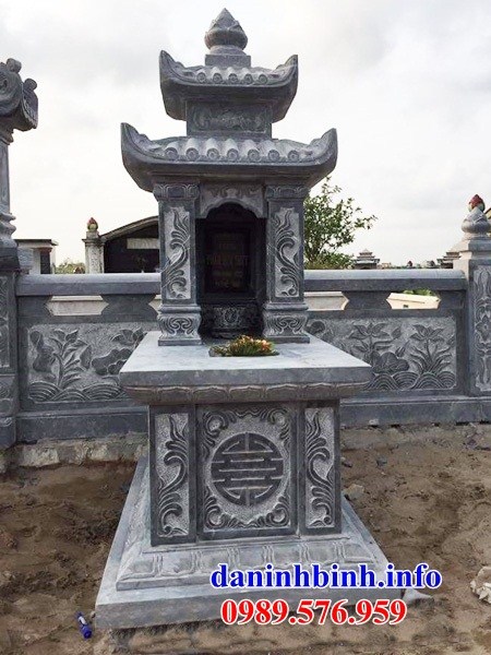 Bán báo giá mộ hai mái bằng đá thiết kế đơn giản đẹp tại Bà Rịa Vũng Tàu