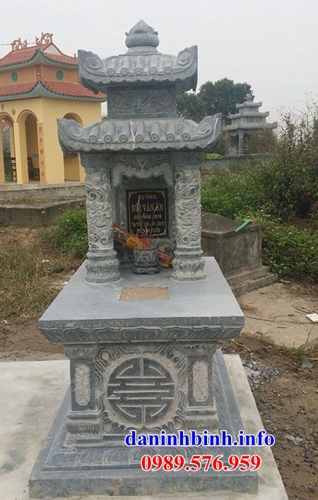 Bán báo giá mộ hai mái bằng đá xanh nguyên khối đẹp tại Bà Rịa Vũng Tàu