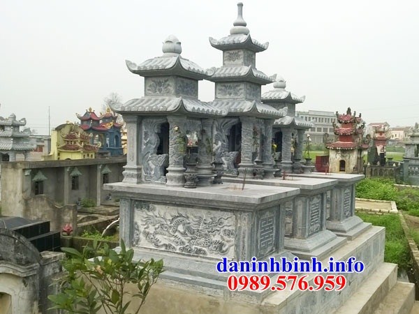 Bán báo giá mộ hai mái bằng đá điêu khắc rồng phượng đẹp tại Nghệ An