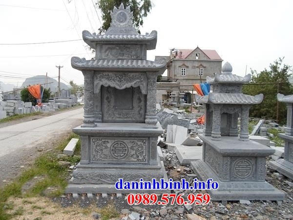 Hình ảnh mộ hai mái bằng đá bán báo giá đẹp tại Đắk Nông