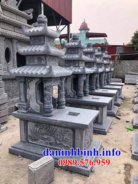 Lăng mộ ba mái bằng đá điêu khắc long phụng bán tại Ninh Bình