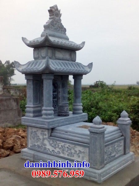 Lăng mộ hai mái bằng đá chạm trổ tứ quý bán tại Tiền Giang