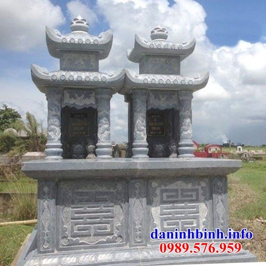 Lăng mộ đôi hai mái bằng đá tại Ninh Thuận