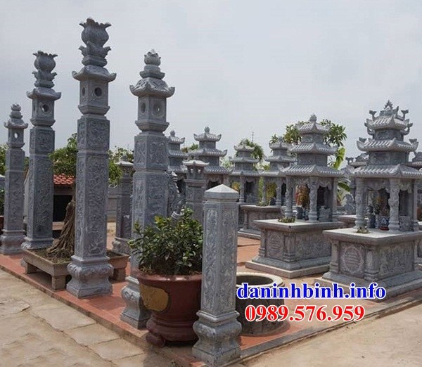 Mẫu mộ ba mái bằng đá thiết kế hiện đại đẹp bán tại Lâm Đồng