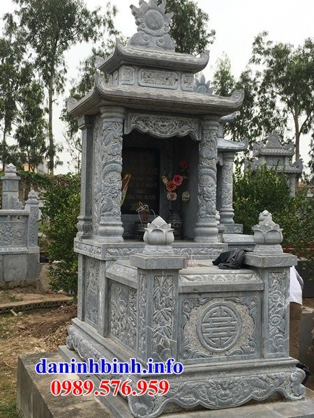Mẫu mộ đá hai mái đẹp bán tại Hà Nội