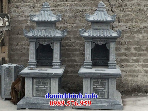 Mộ hai mái bằng đá cất để tro hài cốt hỏa táng đẹp bán tại Sài Gòn