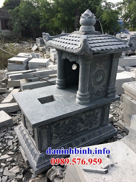 Xây lắp mộ một mái bằng đá cất để tro hài cốt hỏa táng bán tại Thái Bình