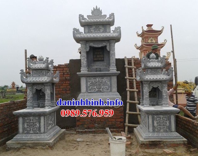 Địa chỉ bán mộ hai mái bằng đá kích thước chuẩn phong thủy đẹp tại Hà Tĩnh