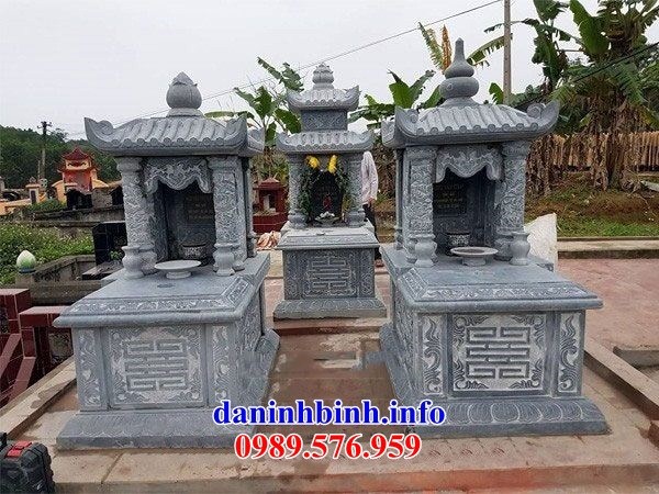 Bán báo giá mộ một mái bằng đá xanh Thanh Hóa đẹp tại Đồng Tháp