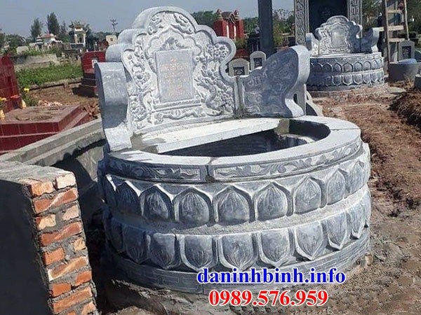 Bán báo giá mộ tròn bằng đá xanh Thanh Hóa đẹp tại Kiên Giang