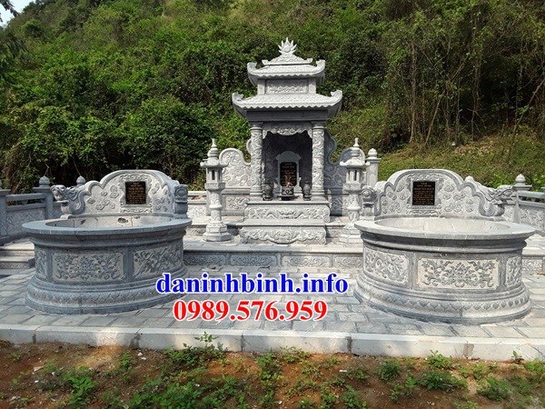 Kích thước mộ tròn bằng đá bán tại Nam Định