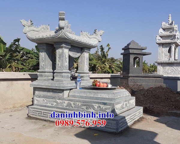 Lăng mộ một mái bằng đá xanh tự nhiên bán tại An Giang