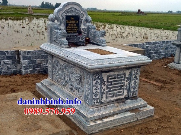 Lăng mộ tam sơn hậu bành bằng đá cất để tro hài cốt hỏa táng đẹp tại Cao Bằng
