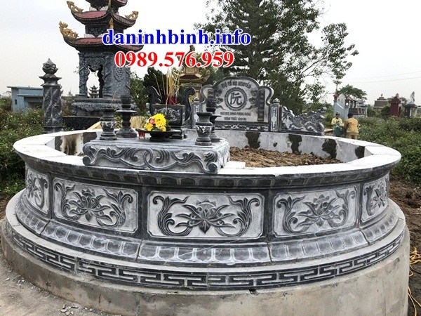 Lăng mộ tròn bằng đá kích thước lớn đẹp tại Bắc Ninh