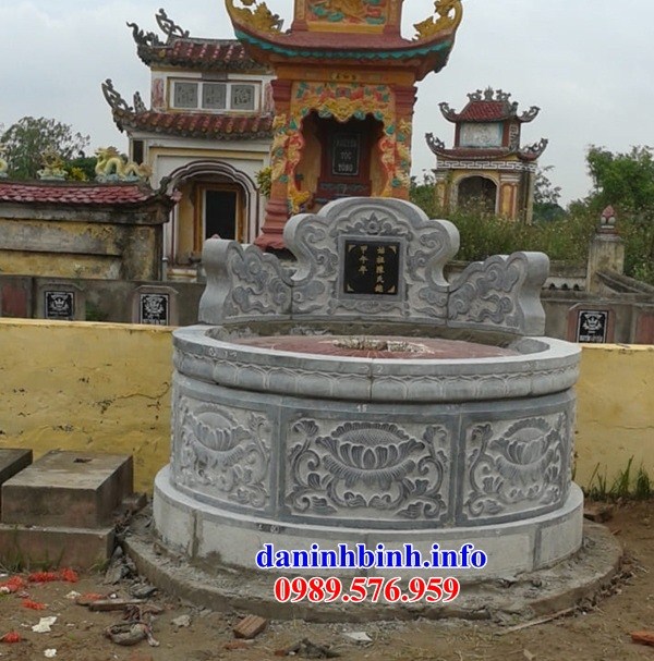 Lăng mộ tròn bằng đá tự nhiên Thanh Hóa tại Lâm Đồng