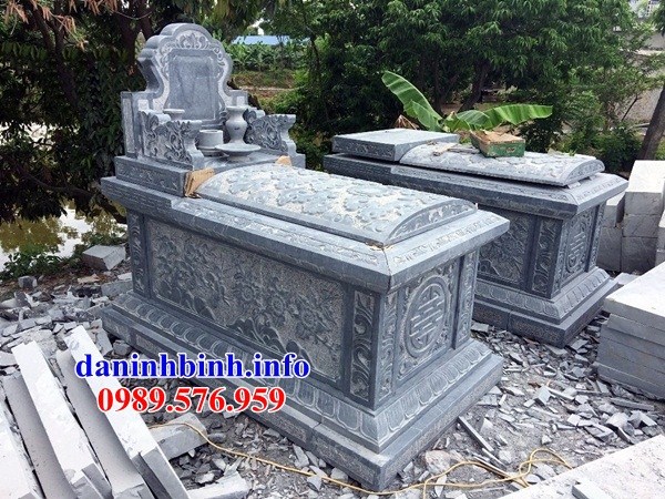 Mẫu mộ đá không mái đẹp tại Kiên Giang