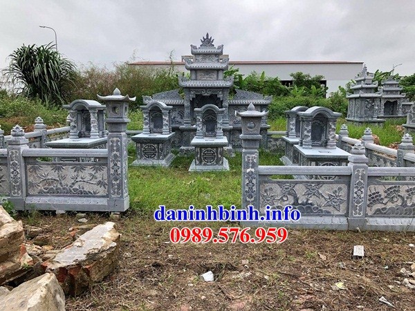 Mẫu mộ đơn một mái nghĩa trang gia đình dòng họ bằng đá bán tại Vĩnh Long