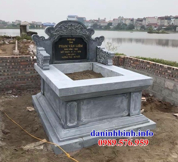 Mộ hậu bành thiết kế hiện đại bằng đá tự nhiên bán tại Tiền Giang