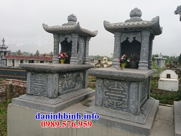 Mộ một mái bằng đá tự nhiên cất để tro hài cốt hỏa táng bán tại Bình Thuận