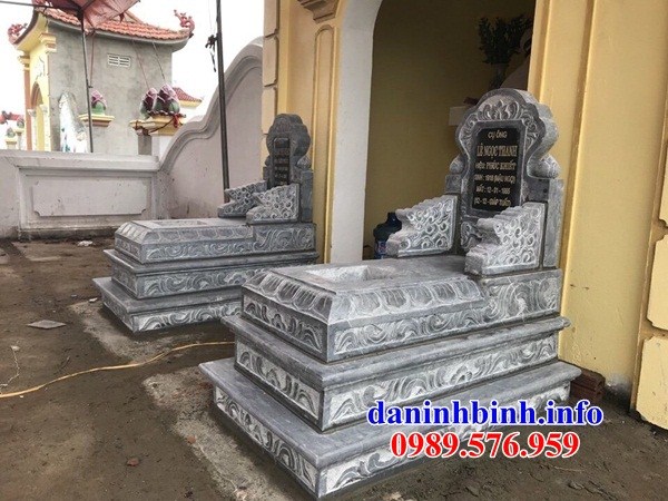 Mộ tam sơn thiết kế hiện đại bằng đá cất để tro hài cốt hỏa táng bán tại Tiền Giang