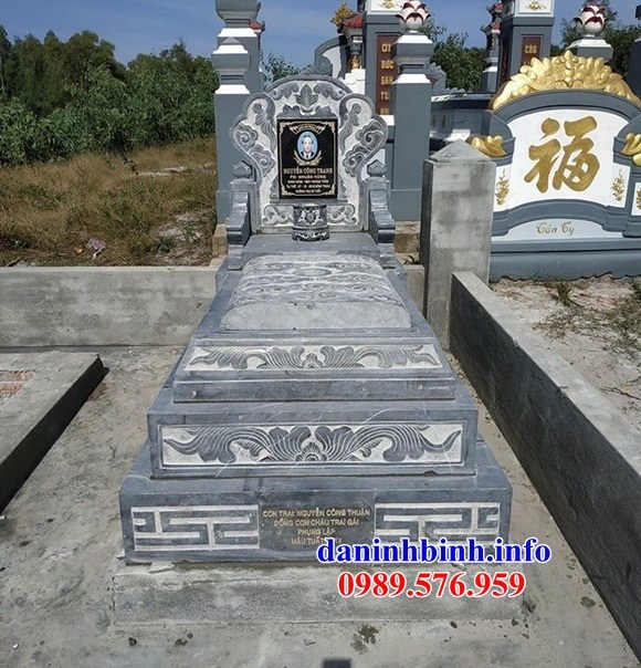 Thiết kế mộ đá tam cấp bán tại Hòa Bình