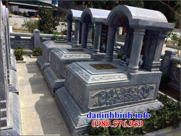 Xây làm mộ một mái bằng đá khối tự nhiên bán tại Kiên Giang