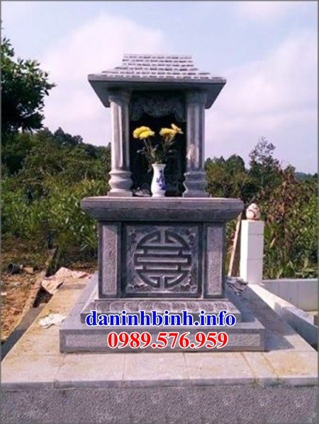 Xây lắp mộ một mái bằng đá xanh Thnah Hóa bán tại Quảng Nam