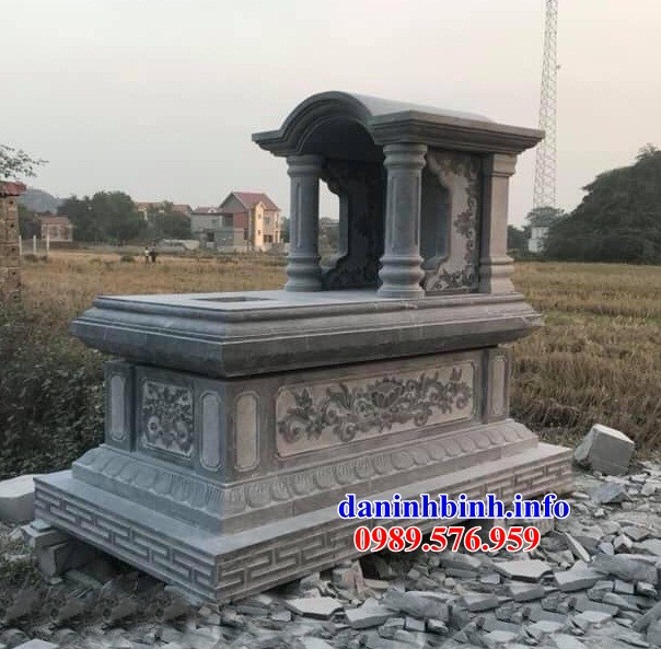 mộ một mái kích thước đẹp bằng đá chạm khắc hoa văn tinh xảo bán tại Đà Nẵng