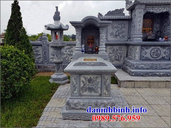 mộ một mái kích thước đẹp bằng đá mỹ nghệ Ninh Bình bán tại Cà Mau