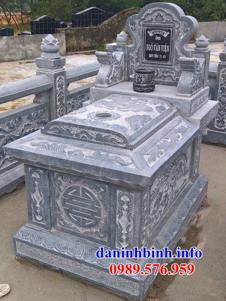 Địa chỉ bán mộ không mái hậu bành bằng đá xanh nguyên khối đẹp tại Hậu Giang