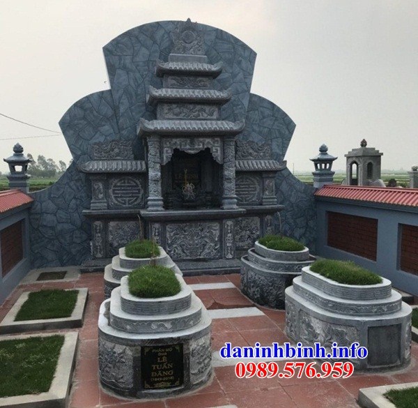 Địa chỉ bán mộ tròn khu nghĩa trang gia đình dòng họ bằng đá thiết kế hiện đại đẹp tại Quảng Ninh